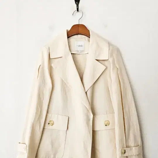 [BUNJANG] Edge Linen Jacket / 엣지 린넨 자켓