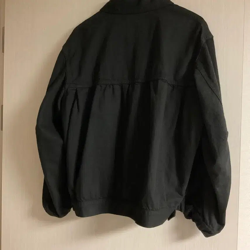 [BUNJANG] Sage de cret 11oz Cotton Linen Blend Denim Short Jacket - Size S / 사쥬드크레 Sage de cret 코튼리넨 데님 숏자켓 S