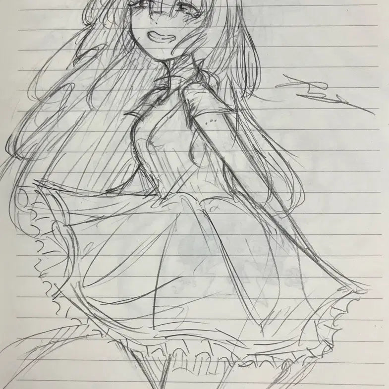 [BUNJANG] Custom Hand-Drawn Commission / 손그림 커미션