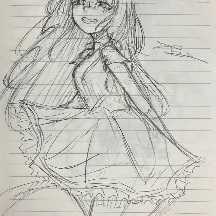[BUNJANG] Custom Hand-Drawn Commission / 손그림 커미션