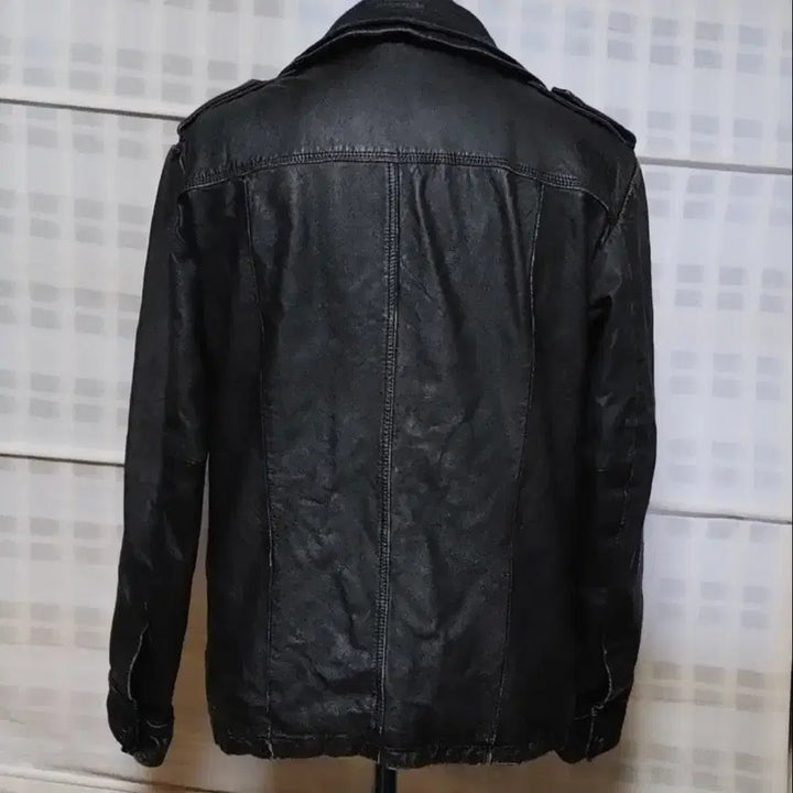 [BUNJANG] Superdry Vintage Leather Jacket (Black, Size L) / (100% 가죽) 슈퍼드라이 빈티지 가죽 자켓 L (100~105)