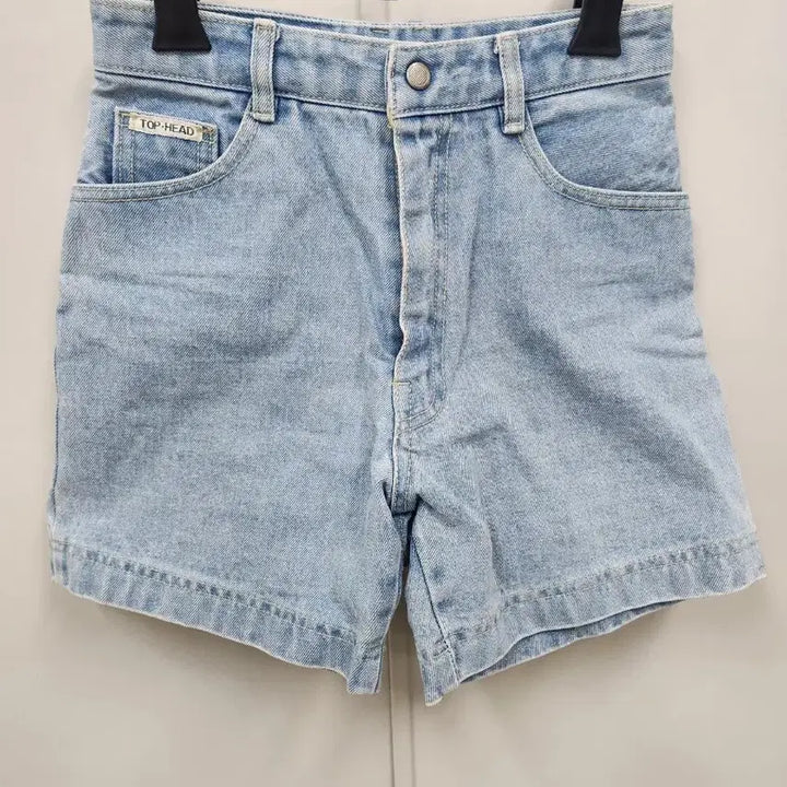 [BUNJANG] Tophead Light Wash Denim Hot Pants / 가격내림)탑헤드 연청 데님 핫팬츠27