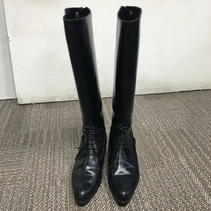 [BUNJANG] Jil Sander Genuine Leather Long Boots / 질샌더 정품 레더 롱 부츠 37 240 45