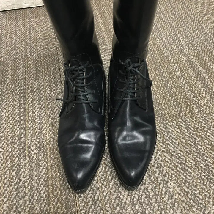 [BUNJANG] Jil Sander Genuine Leather Long Boots / 질샌더 정품 레더 롱 부츠 37 240 45