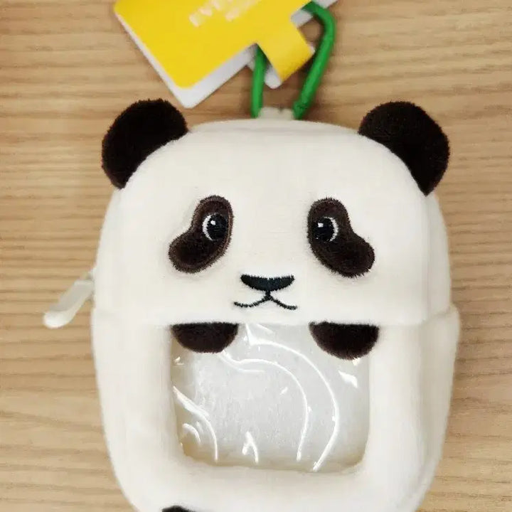 [BUNJANG] Everland Panda Bao Family Transparent Backpack Plush Keychain / 판다 바오패밀리 투명백팩 봉제키홀더
