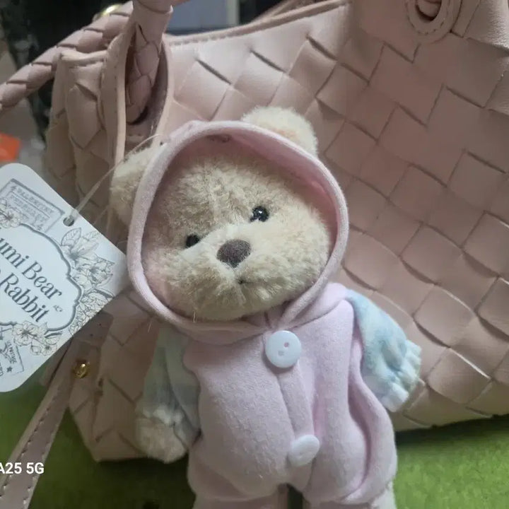 [BUNJANG] Lumibear &amp; Etto Hooded Bear Keyring / 루미베어 앤 에토 곰키링