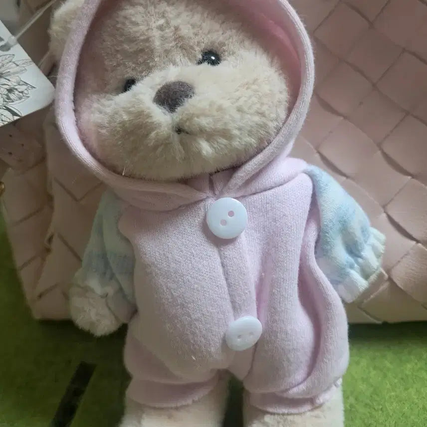 [BUNJANG] Lumibear &amp; Etto Hooded Bear Keyring / 루미베어 앤 에토 곰키링
