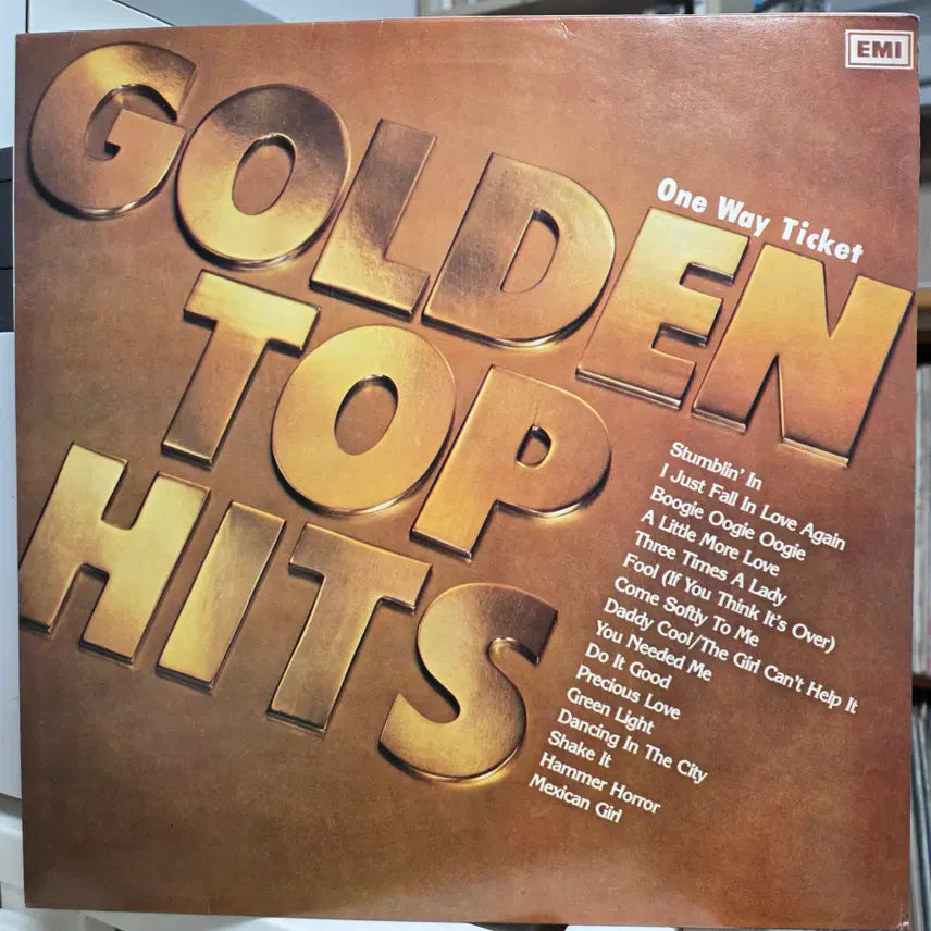 [BUNJANG] Various Artists Golden Top Hits (One Way Ticket) 1978 Vinyl LP / GOLDEN TOP HITS (ONE WAY TICKET)