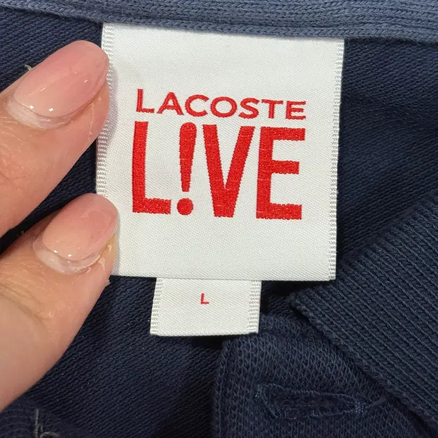 [BUNJANG] Lacoste Navy Short Sleeve Polo Shirt / 라코스테 네이비 반팔 카라티 / b4