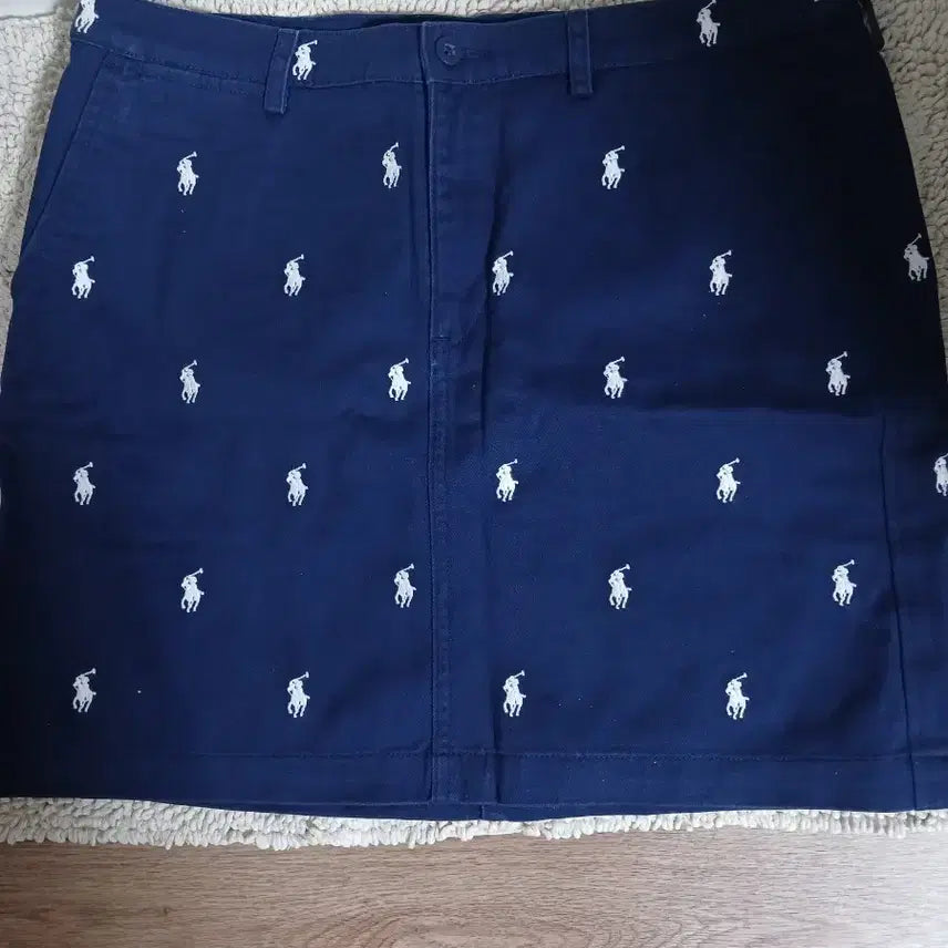 [BUNJANG] Polo Ralph Lauren Navy Mini Skirt / 폴로 랄프로렌 네이비 미니 스커트