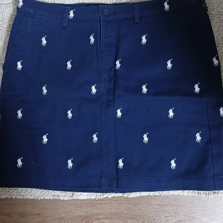 [BUNJANG] Polo Ralph Lauren Navy Mini Skirt / 폴로 랄프로렌 네이비 미니 스커트