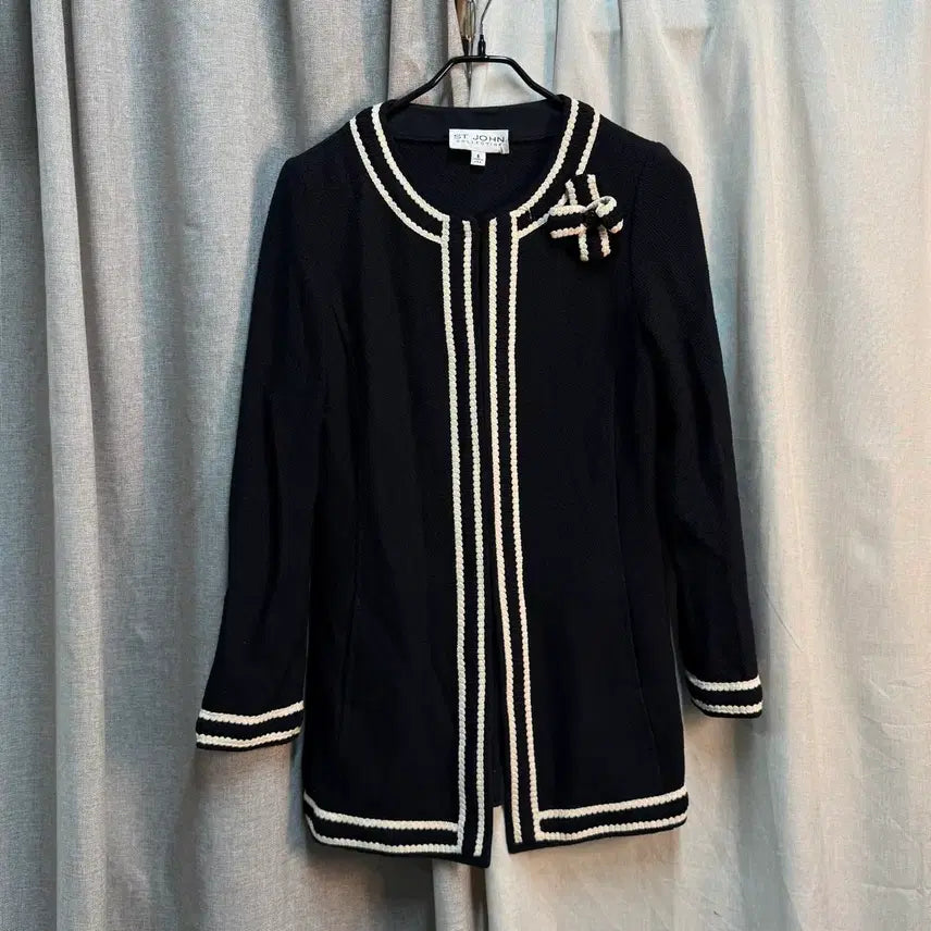[BUNJANG] ST. JOHN Round Neck Knit Cardigan Jacket / [6] 세인트존(ST. JOHN) 라운드 니트 가디건 자켓