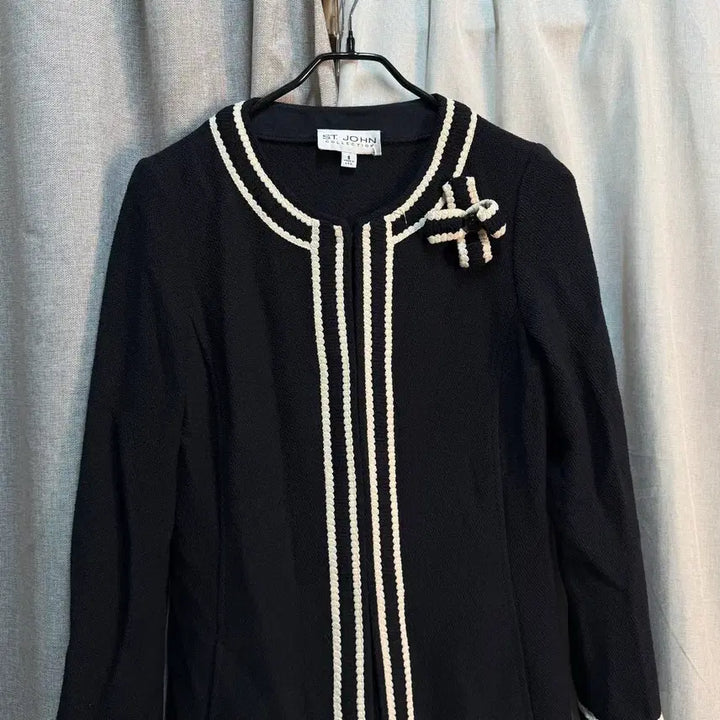 [BUNJANG] ST. JOHN Round Neck Knit Cardigan Jacket / [6] 세인트존(ST. JOHN) 라운드 니트 가디건 자켓