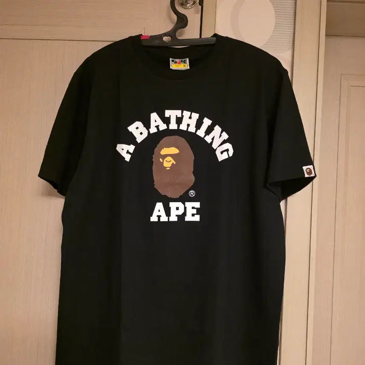 [BUNJANG] BAPE Short Sleeve T-Shirt XL Black White / 베이프 반팔 티셔츠  블랙x품절 화이트xl