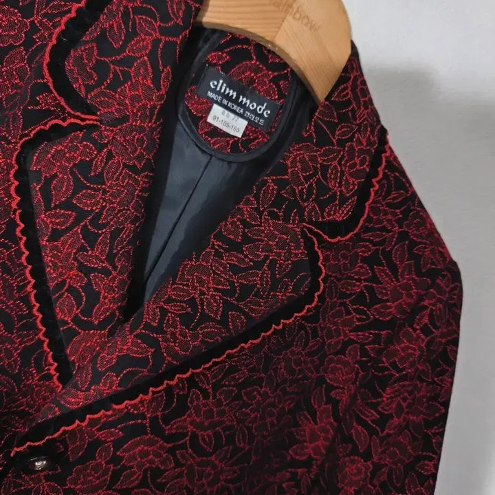 [BUNJANG] Elime Mode Flower Embroidered Jacket / 새제품!Elime Mode 플라워 자수 자켓