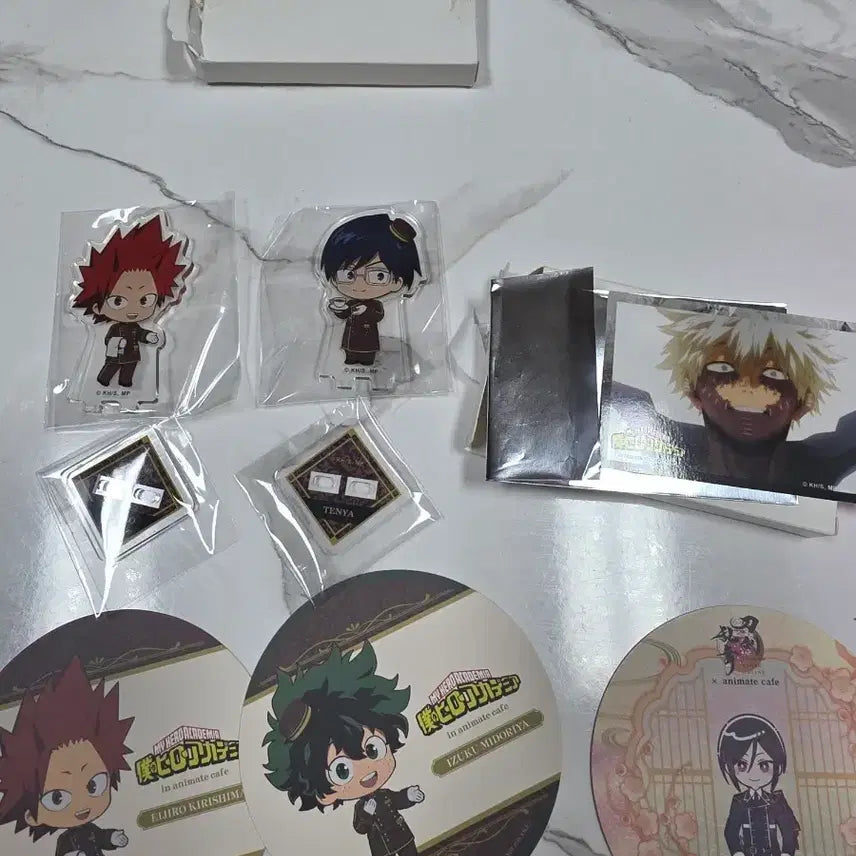 [BUNJANG] My Hero Academia Pop-Up Cafe Animate Collaboration Acrylic Stand &amp; Coaster Set / 나의히어로아카데미아 나히아 히로아카 팝업 카페 애니메이트 콜라보 아크릴
