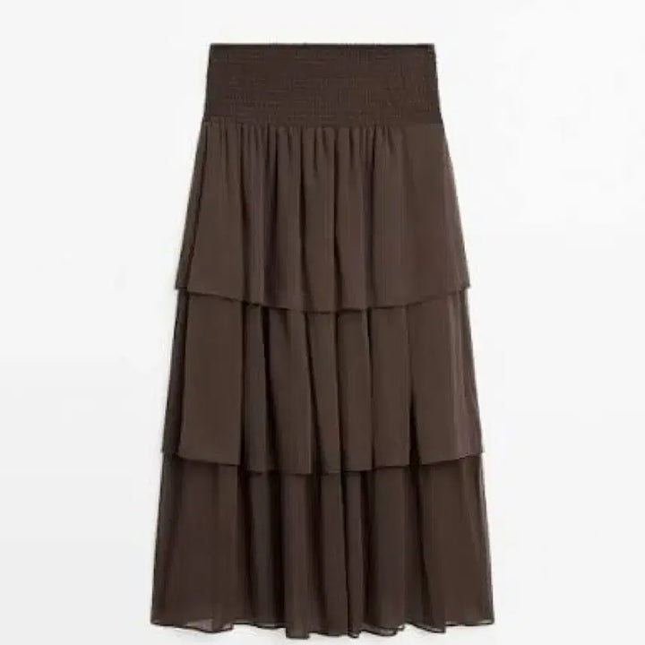 [BUNJANG] Massimo Dutti Layered Skirt (M) / 택미제거새제품/ 마시모두띠 레이어드 스커트 (M)정가20만원