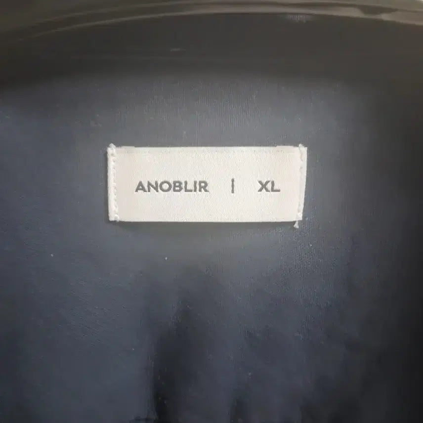 [BUNJANG] Anovlier Open Collar Linen Shirt Navy XL / 아노블리어 오픈카라 린넨 셔츠 네이비 xl