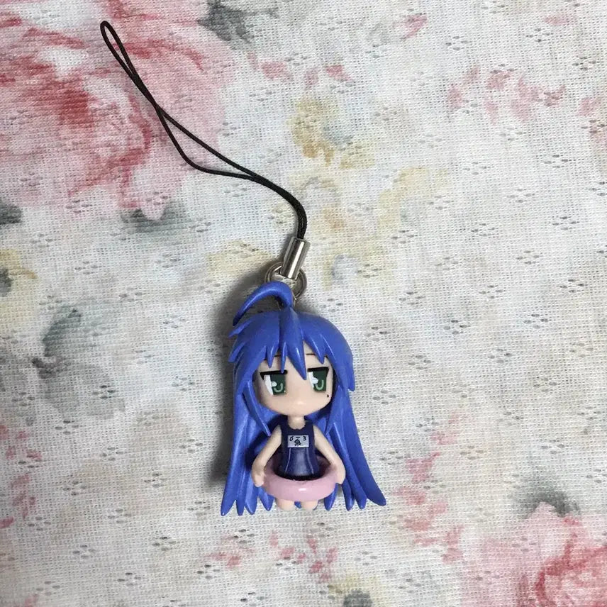 [BUNJANG] Lucky Star Izumi Konata Classic Swimsuit Keychain / 러키스타 이즈미 코나타 고전 수영복 키링 럭키스타