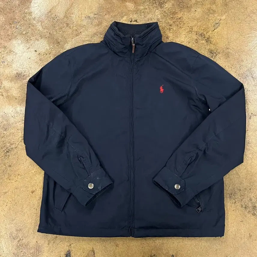 [BUNJANG] Polo Ralph Lauren Navy Windbreaker Jumper / [정품/M] 폴로 랄프로렌 네이비 바람막이 점퍼