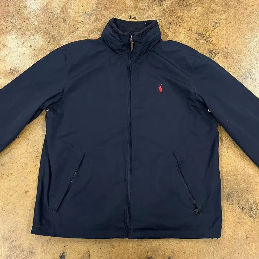 [BUNJANG] Polo Ralph Lauren Navy Windbreaker Jumper / [정품/M] 폴로 랄프로렌 네이비 바람막이 점퍼