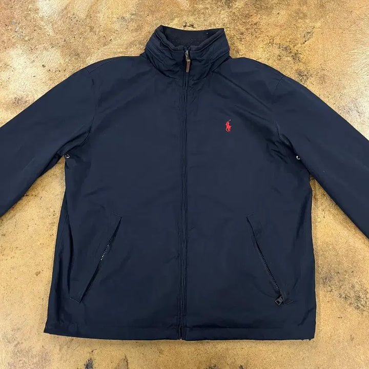 [BUNJANG] Polo Ralph Lauren Navy Windbreaker Jumper / [정품/M] 폴로 랄프로렌 네이비 바람막이 점퍼