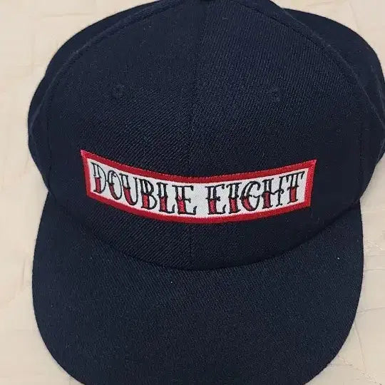 [BUNJANG] LEATA Navy Double Eight Logo Baseball Cap / LEATA 네이비 볼캡 모자
