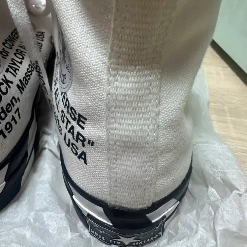 [BUNJANG] Converse x Off-White Chuck 70 High V2 2018 / [270] [1회착] 컨버스 x 오프화이트 척 70 하이 V2 2018