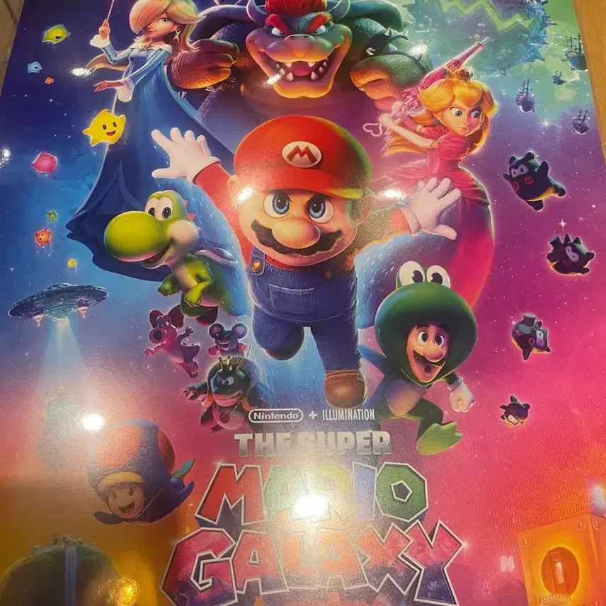 [BUNJANG] Super Mario Galaxy 4DX Poster / 슈퍼마리오 갤럭시 4DX 포스터
