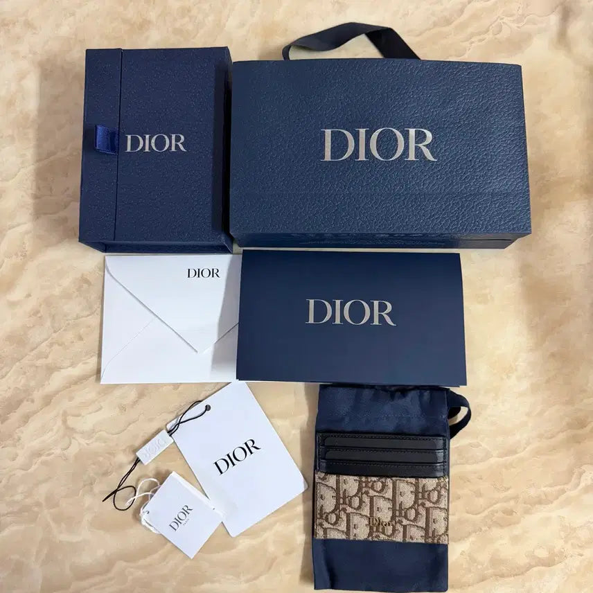 [BUNJANG] Dior Dior Oblique Brown Card Holder / 디올 오블리크 브라운 신상 카드지갑
