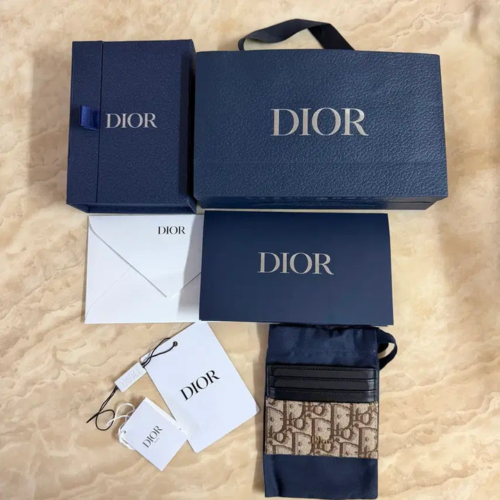 [BUNJANG] Dior Dior Oblique Brown Card Holder / 디올 오블리크 브라운 신상 카드지갑