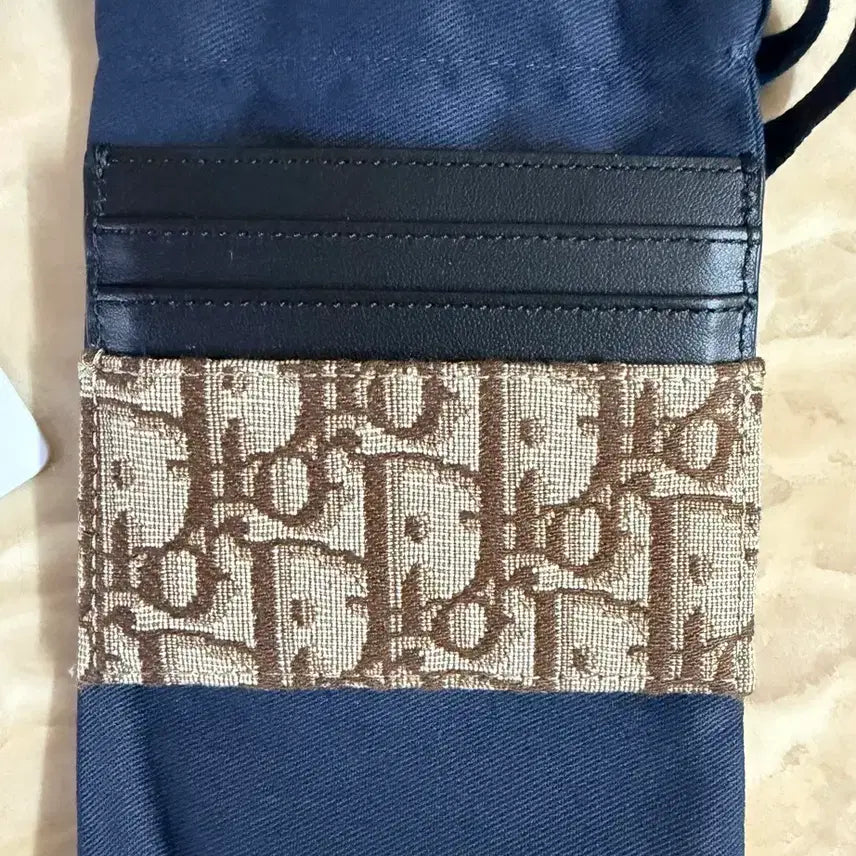 [BUNJANG] Dior Dior Oblique Brown Card Holder / 디올 오블리크 브라운 신상 카드지갑