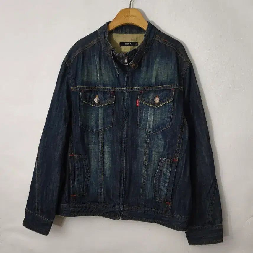 [SOLD OUT] 에드윈 데님 자켓 청자켓EDWIN에드윈 빈티지트레커 블루종 청자켓105