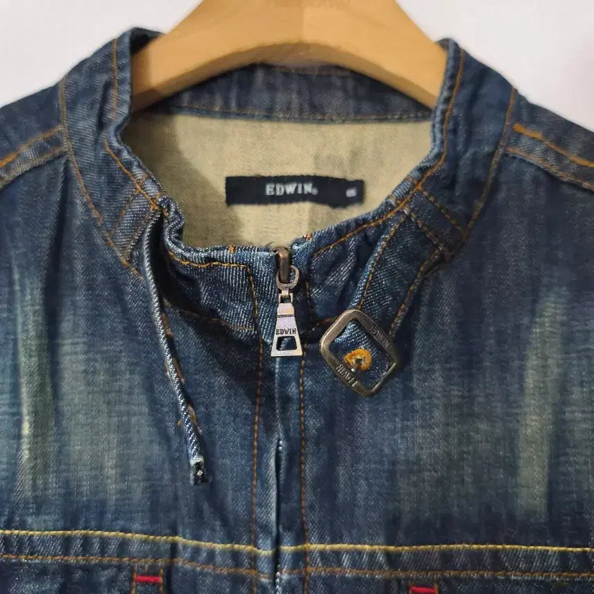 [SOLD OUT] 에드윈 데님 자켓 청자켓EDWIN에드윈 빈티지트레커 블루종 청자켓105