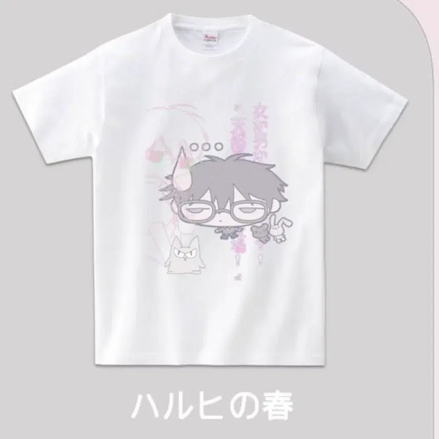 [BUNJANG] Jjetim Oran High School - Haruhi T-Shirt - M / 젯젯 님 티셔츠 오란고교 하루히의 봄 m