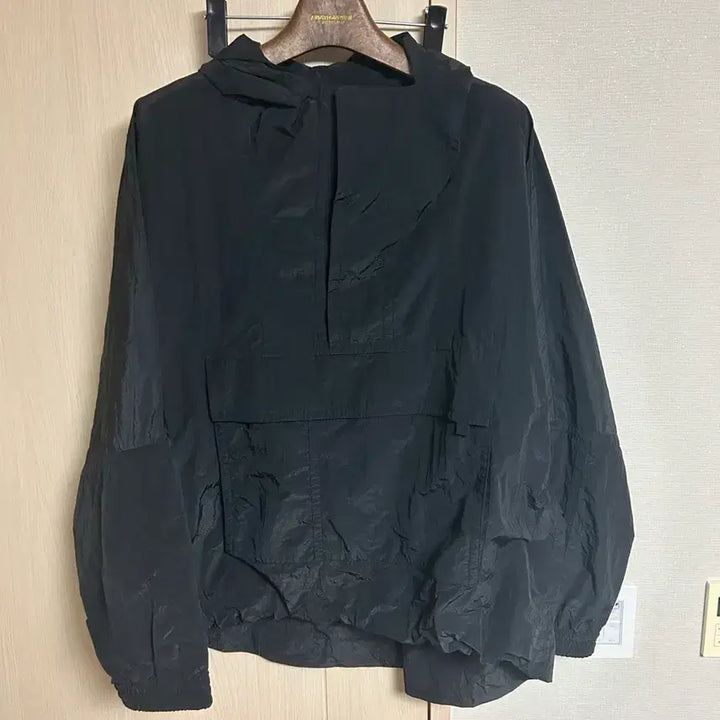 [BUNJANG] Wooyoungmi Nylon Hooded Anorak Black / 우영미 나일론 후드 아노락 블랙