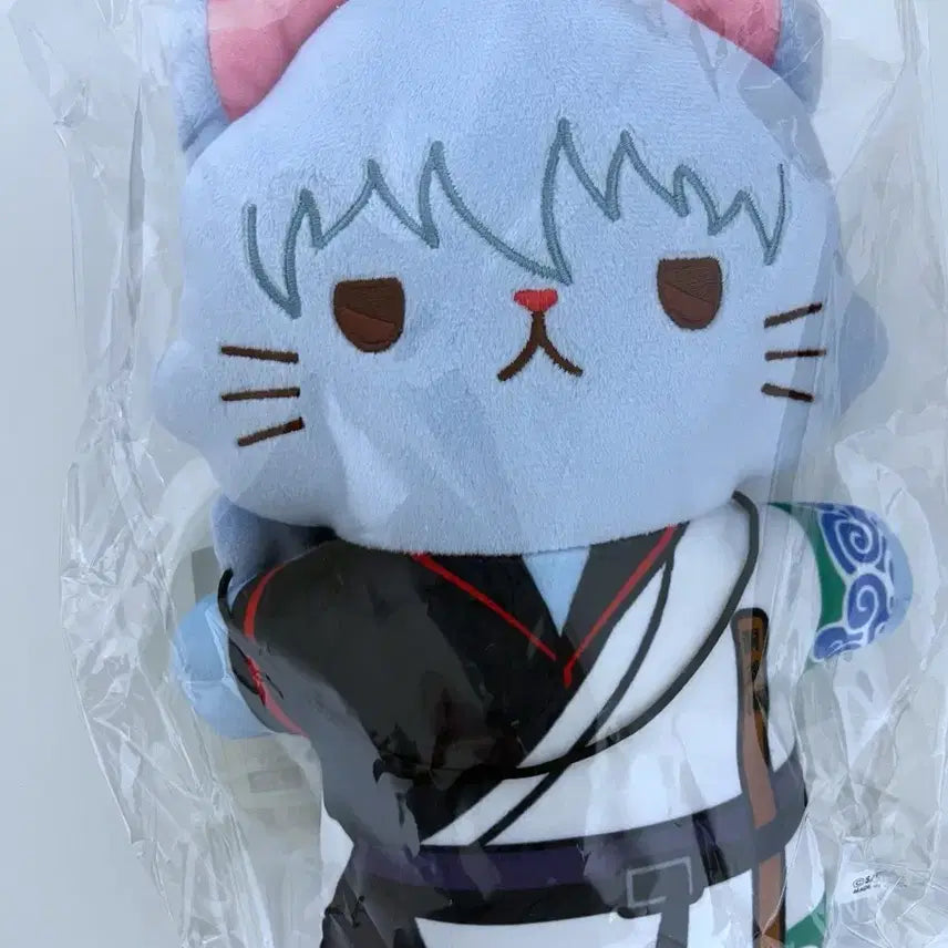 [BUNJANG] Gintama Gintoki Big Neko Nui Plush / 은혼 긴토키 withcat 빅네코누이