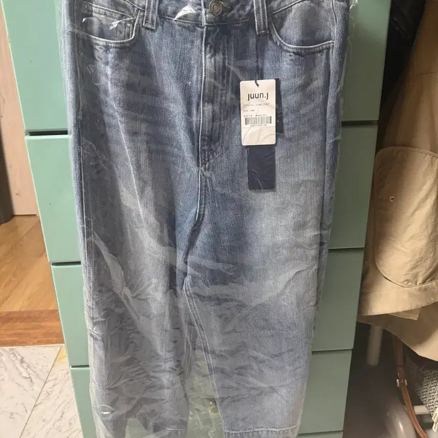 [BUNJANG] Juun.J Combinaison Signal Denim 8-Length Pants / [46] 준지 꼼비네종 시그널 데님 C컬 8부 팬츠 새상품
