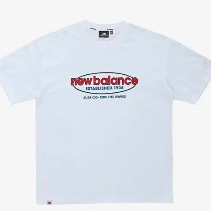 [BUNJANG] New Balance Uni Graphic White Short Sleeve T-Shirt / 뉴발란스 유니그래픽 화이트 반팔