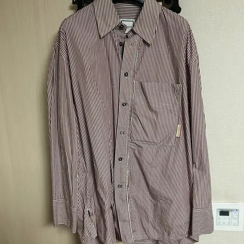 [BUNJANG] Wooyoungmi Striped Shirt / 우영미 스트라이프 셔츠