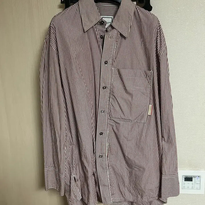 [BUNJANG] Wooyoungmi Striped Shirt / 우영미 스트라이프 셔츠