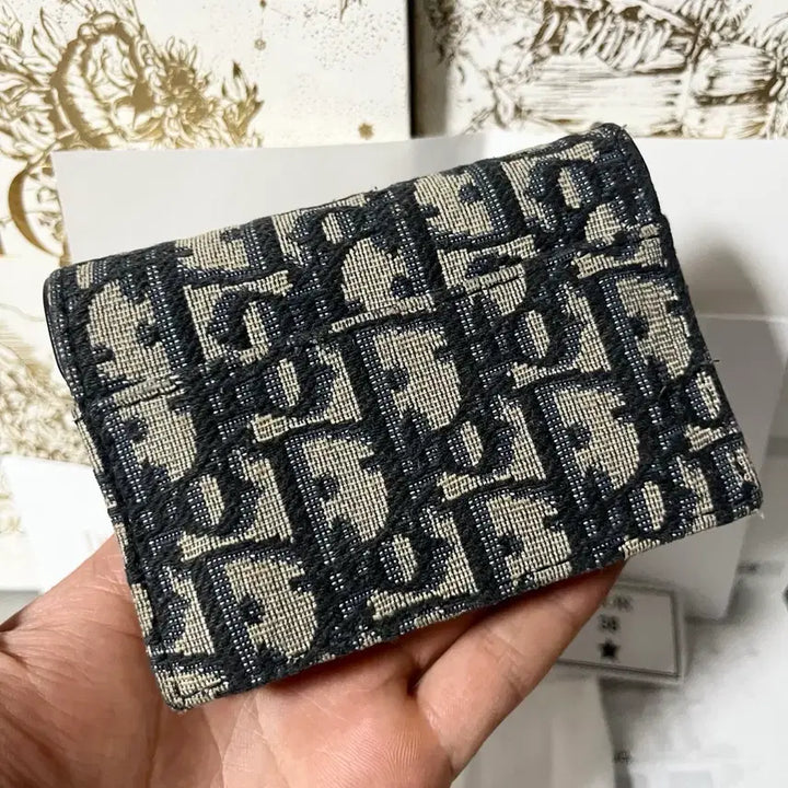 [BUNJANG] Dior Oblique Saddle Card Holder / [새상품급,풀구성] 디올 오블리크 새들 카드지갑