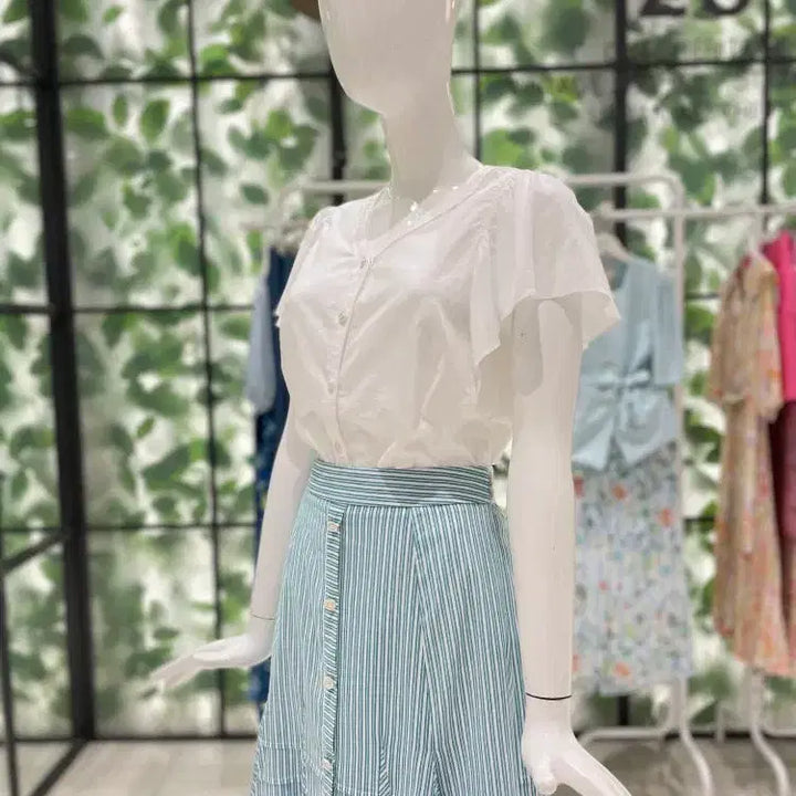 [BUNJANG] DEWL 22SS Ruffle Blouse / 듀엘 22SS  러플 블라우스