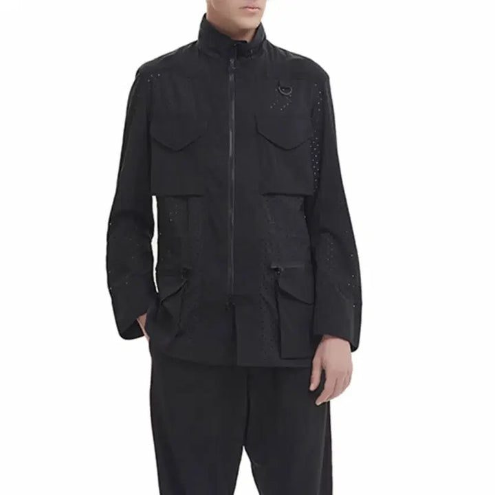 [BUNJANG] Y-3 Yohji Yamamoto Check Mesh Field Jacket / Y-3 요지야마모토 체크 매쉬 필드 자켓 L