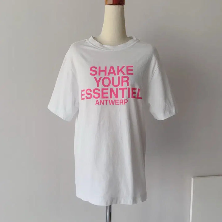 [BUNJANG] Essentiel Antwerp White T-Shirt / 에센셜 앤트워프 55 흰색 티셔츠
