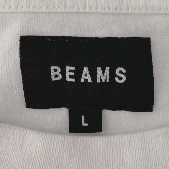 [BUNJANG] BEAMS White T-Shirt (Size L) / 빔즈 흰색 티셔츠 L사이즈