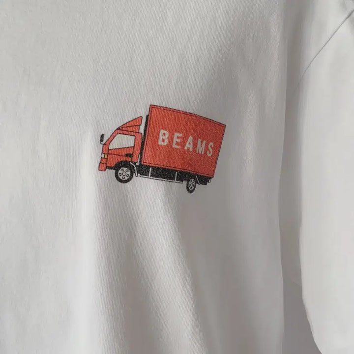 [BUNJANG] BEAMS White T-Shirt (Size L) / 빔즈 흰색 티셔츠 L사이즈