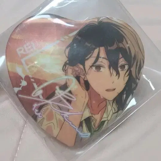 [BUNJANG] Sakuma Rei Heart Can Badge / 사쿠마 레이 하트 캔뱃지