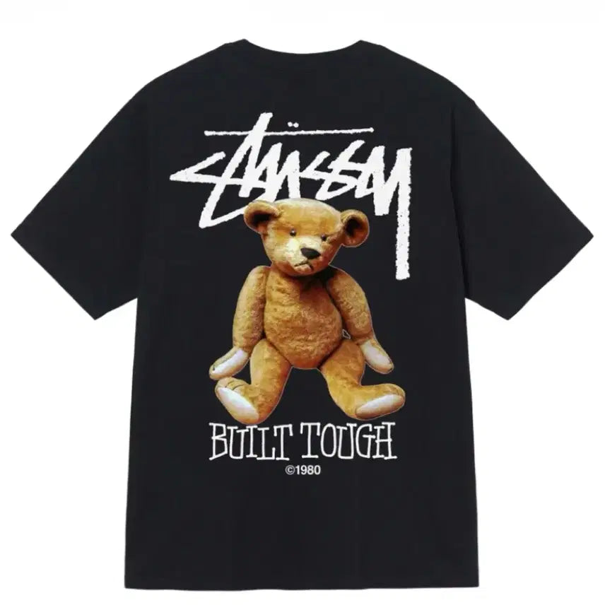 [BUNJANG] Stussy Built Tough T-Shirt Black XL / 스투시 빌트 터프 티셔츠 블랙 [XL]