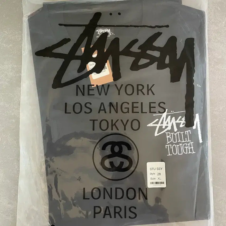 [BUNJANG] Stussy Built Tough T-Shirt Black XL / 스투시 빌트 터프 티셔츠 블랙 [XL]